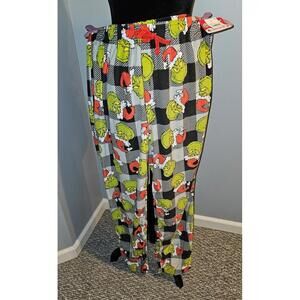 Dr. Seuss Grinch Pajamas, Fluffy Grinch Pajama Pants - Men & Women - NWT